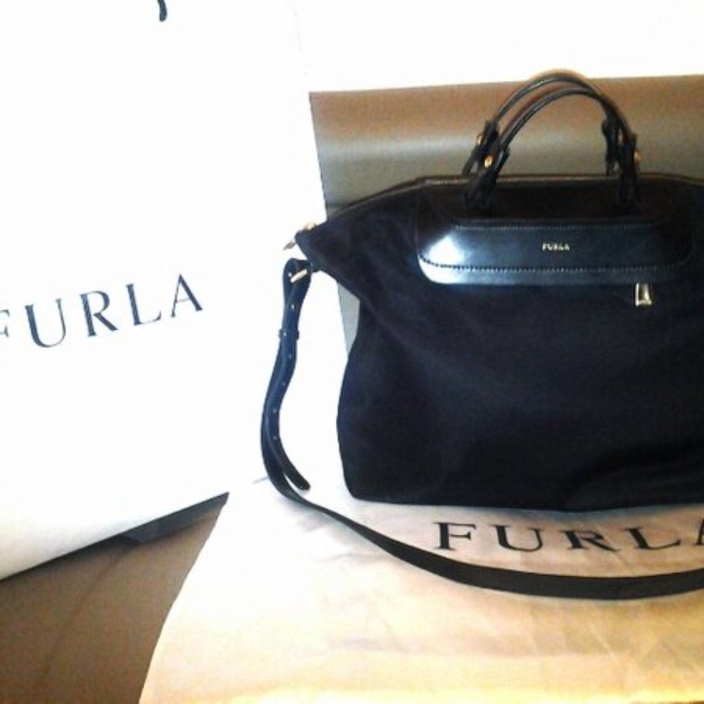 Furla Pop Tote in Onyx